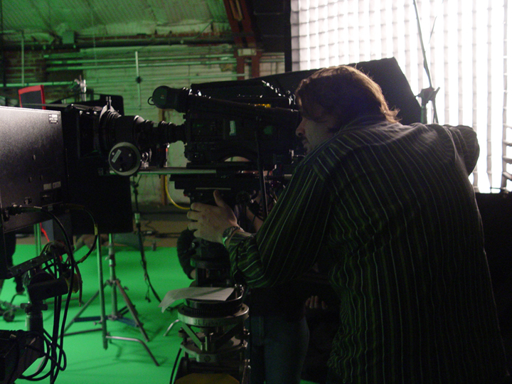 Filming James Garner