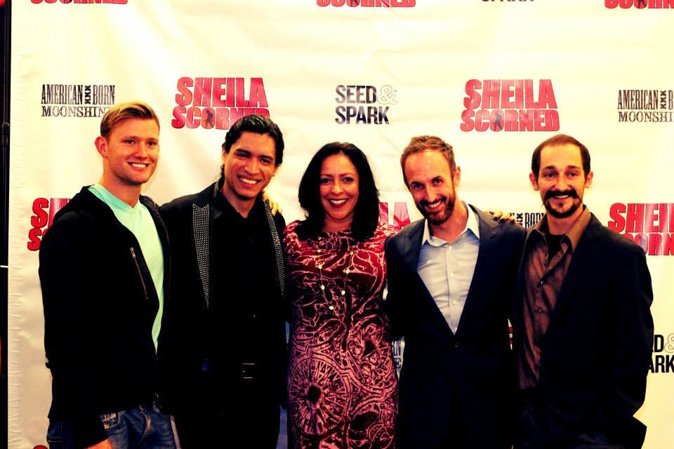 At the Sheila Scorned sneak peek at WME with cast members Anton Narinskiy, Norma Maldanado, Jim Senti, and casting director Candido Cornejo.