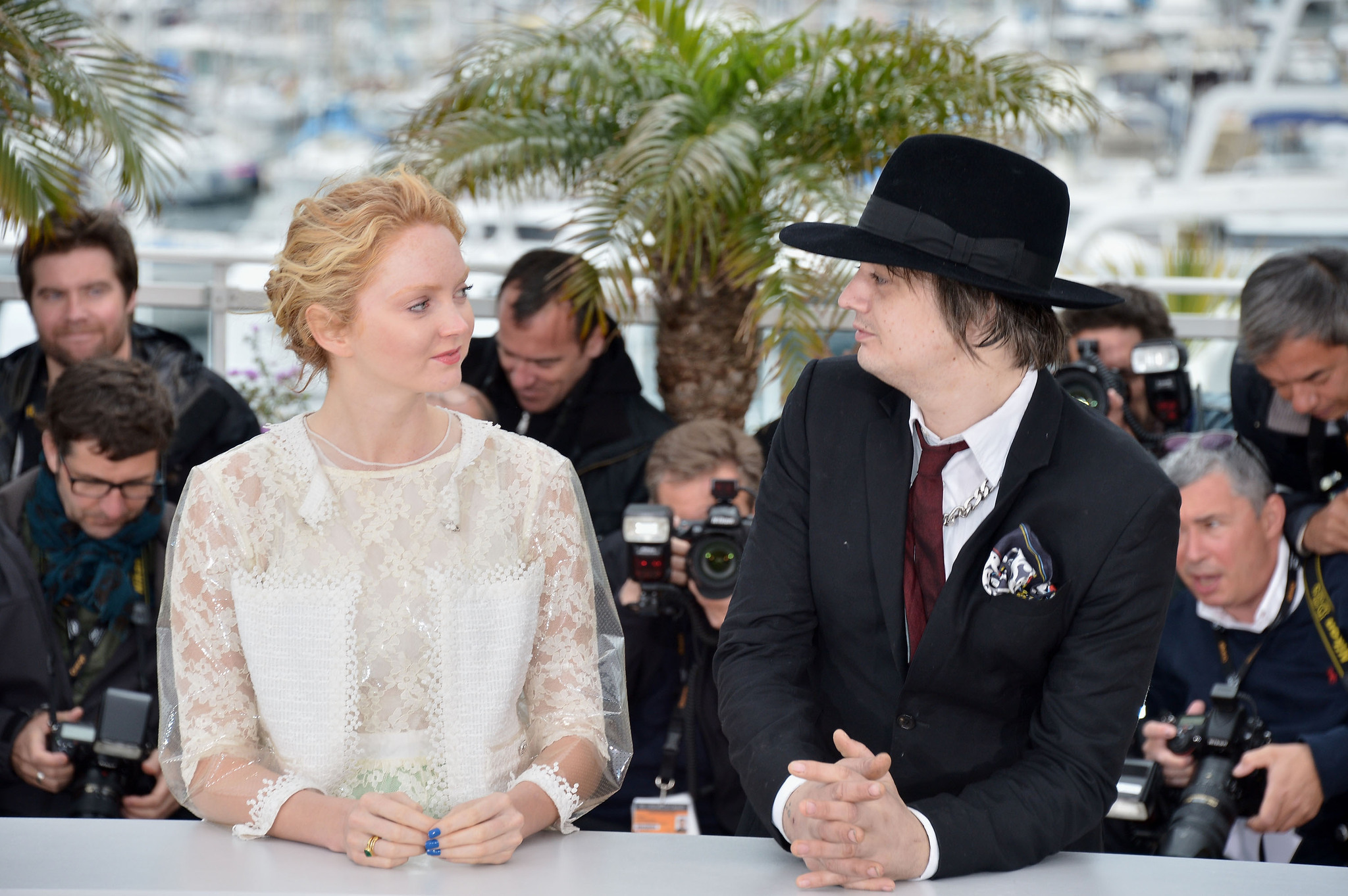 Pete Doherty and Lily Cole at event of Confession of a Child of the Century (2012)