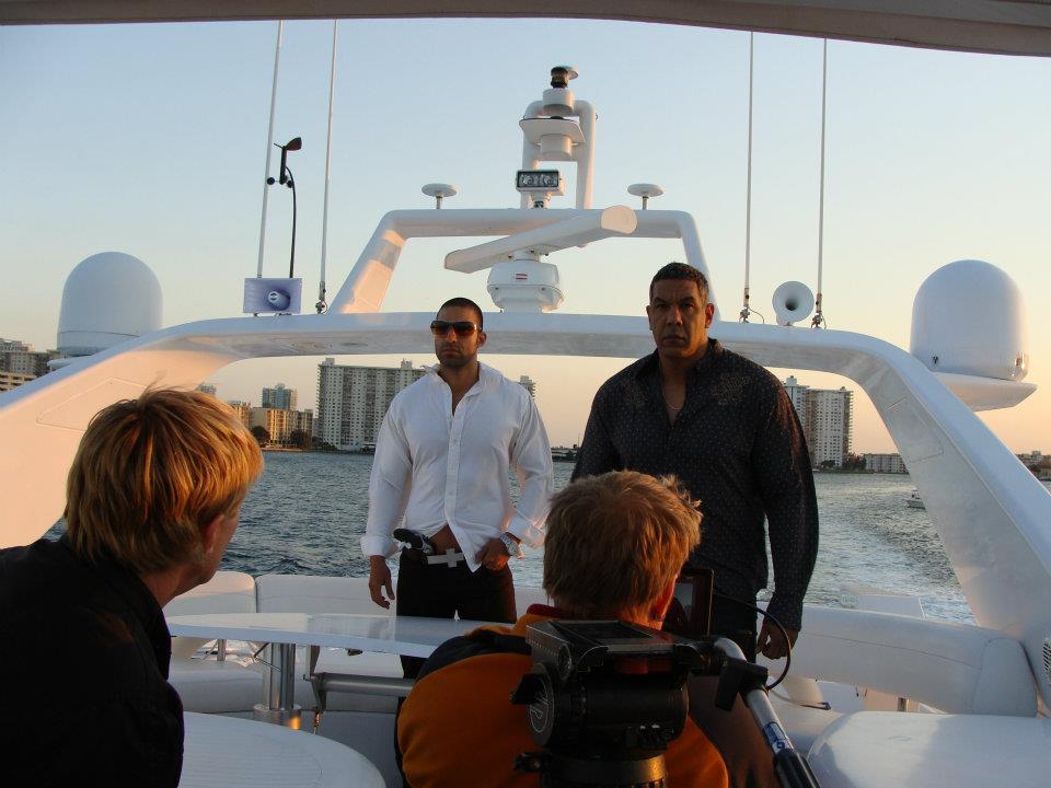 Yacht scene in Miami, Fl