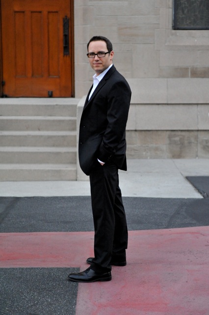 Daniel Alcheh before a performance, 2011