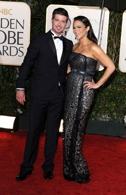 Robin Thicke and Paula Patton