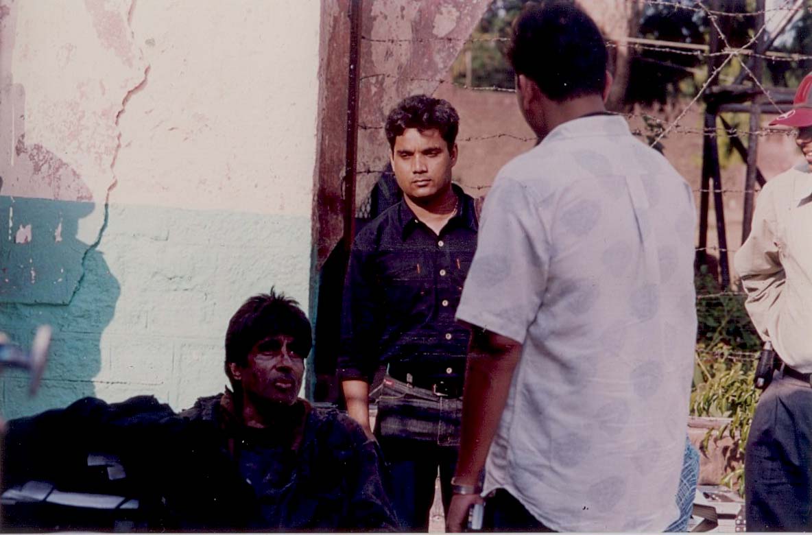 With Amitabh Bachchan & Gaurang Doshi during shooting of 
