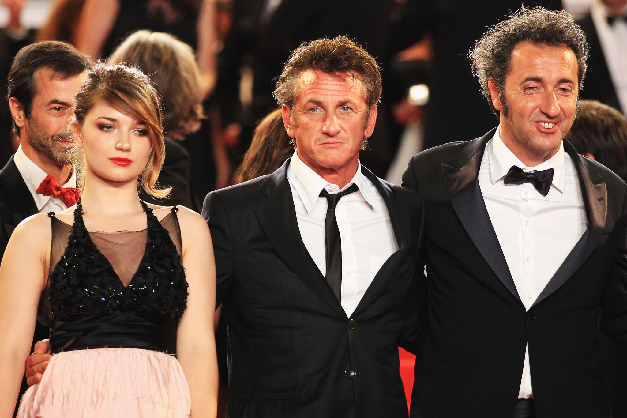 Sean Penn, Paolo Sorrentino and Eve Hewson at event of This Must Be the Place (2011)