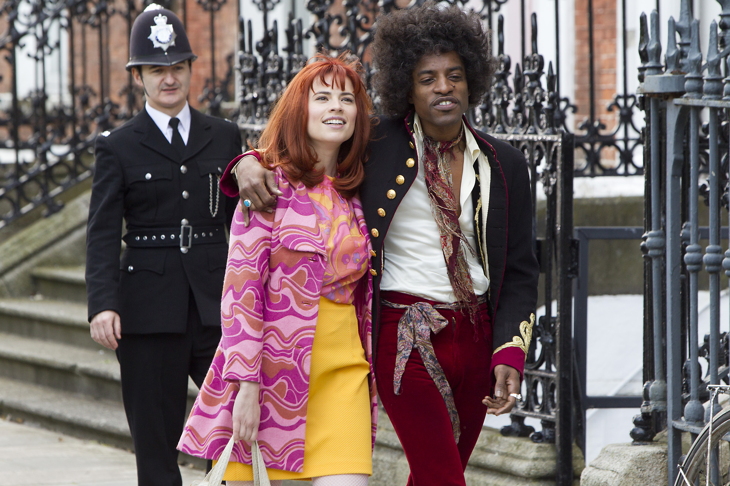 Still of André Benjamin and Hayley Atwell in Jimi: All Is by My Side (2013)