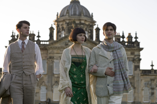 Still of Matthew Goode, Ben Whishaw and Hayley Atwell in Brideshead Revisited (2008)