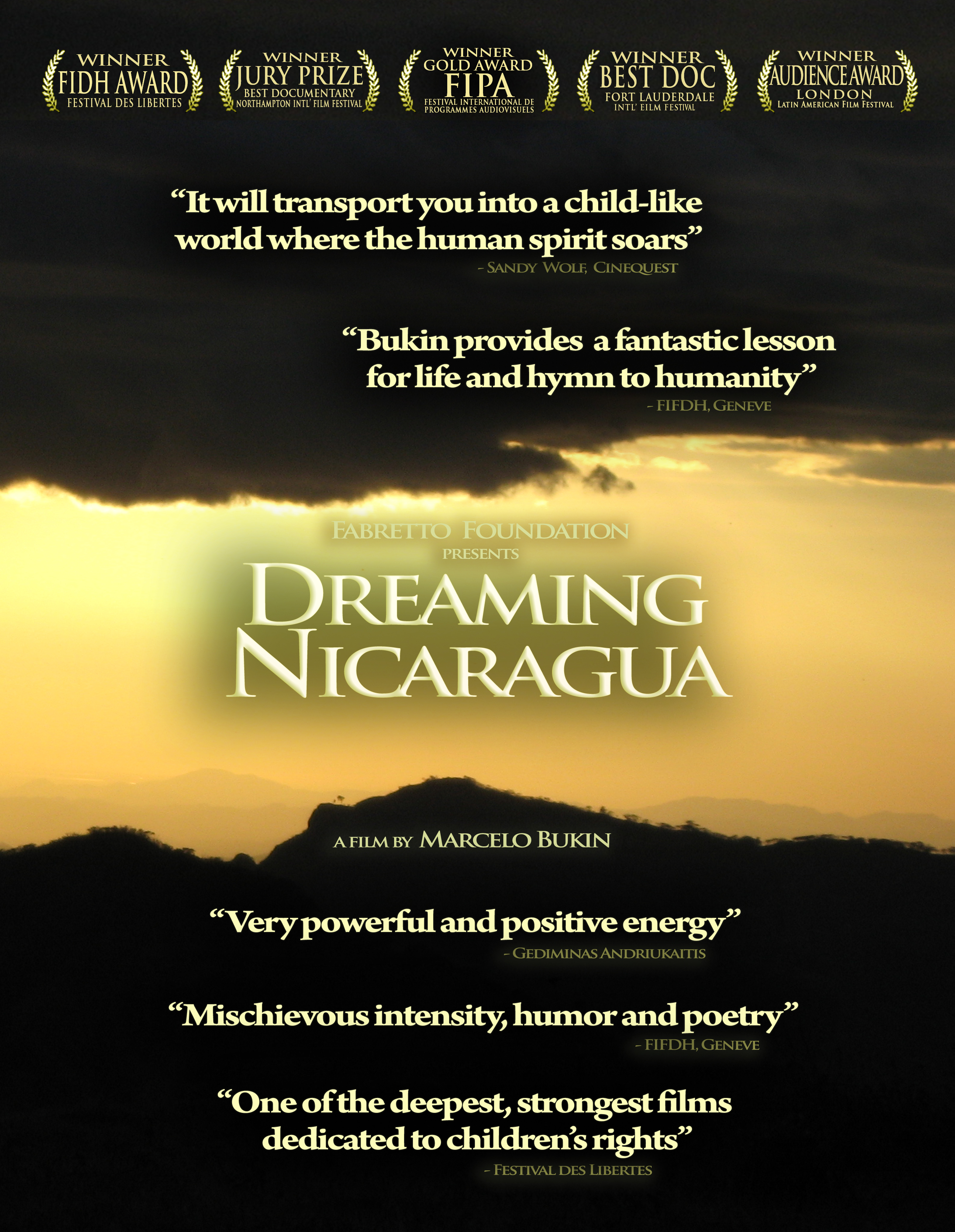 Dreaming Nicaragua. A film by Marcelo Bukin.