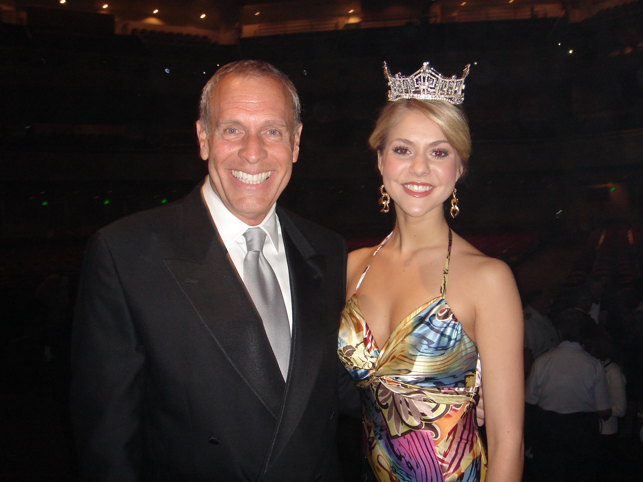 Robert Rue and Kirsten Haglund, Miss America 2008
