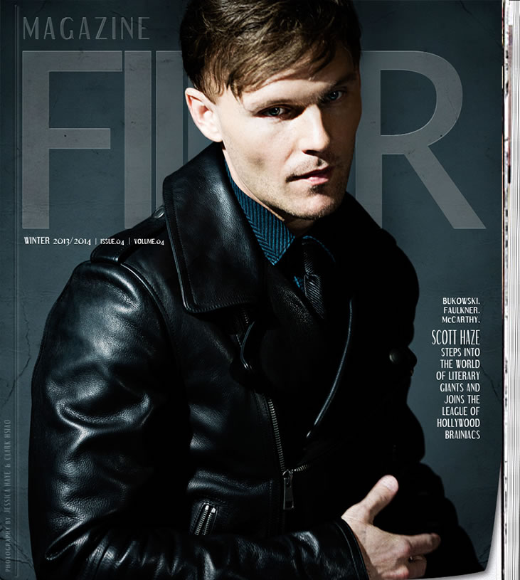 Scott Haze on the Cover of Filler Magazine - Winter Issue - 2013/2014