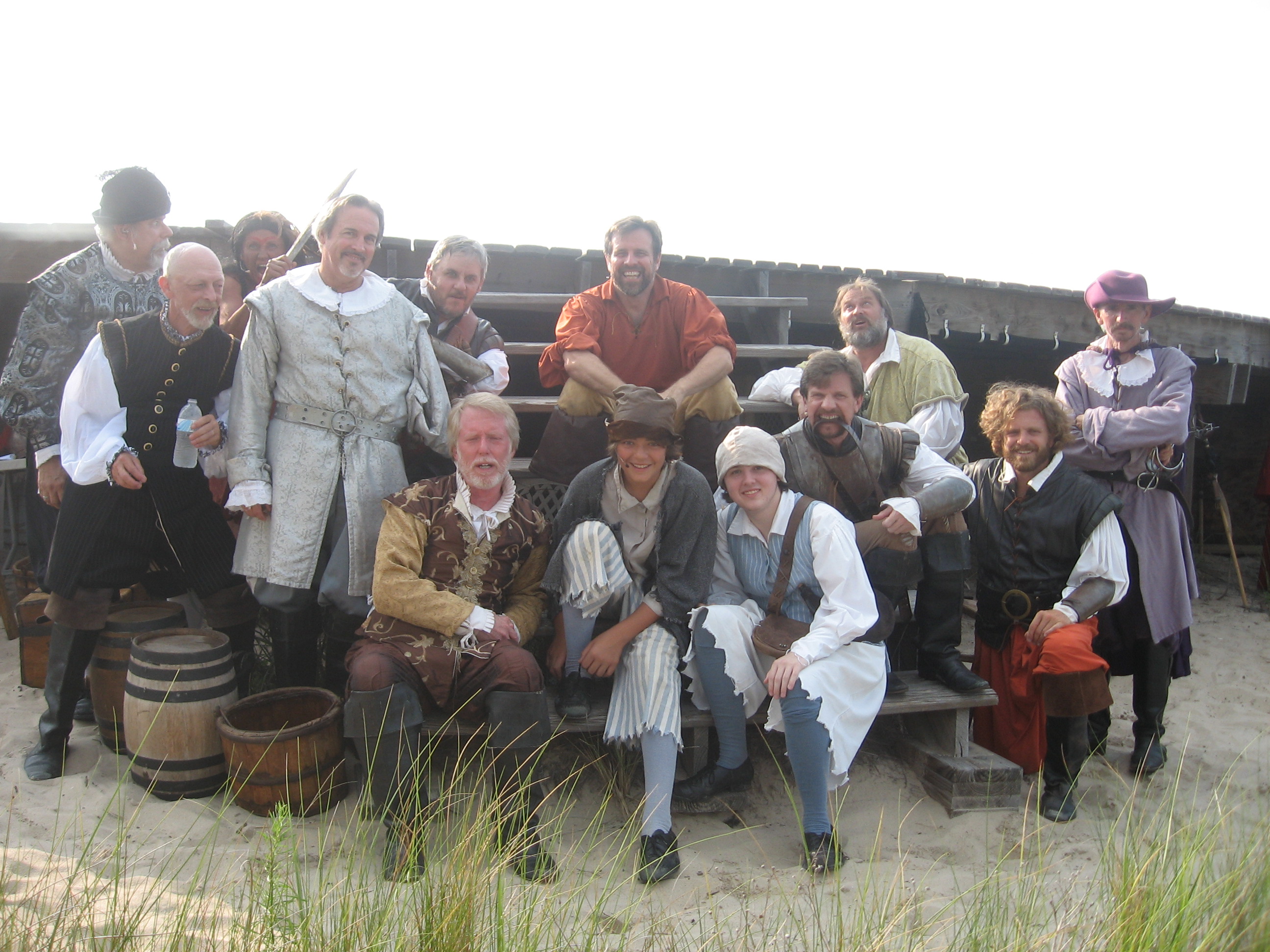 The Colonists of 1607: FIRST LANDING July 2011 Fort Story Virginia Beach VA