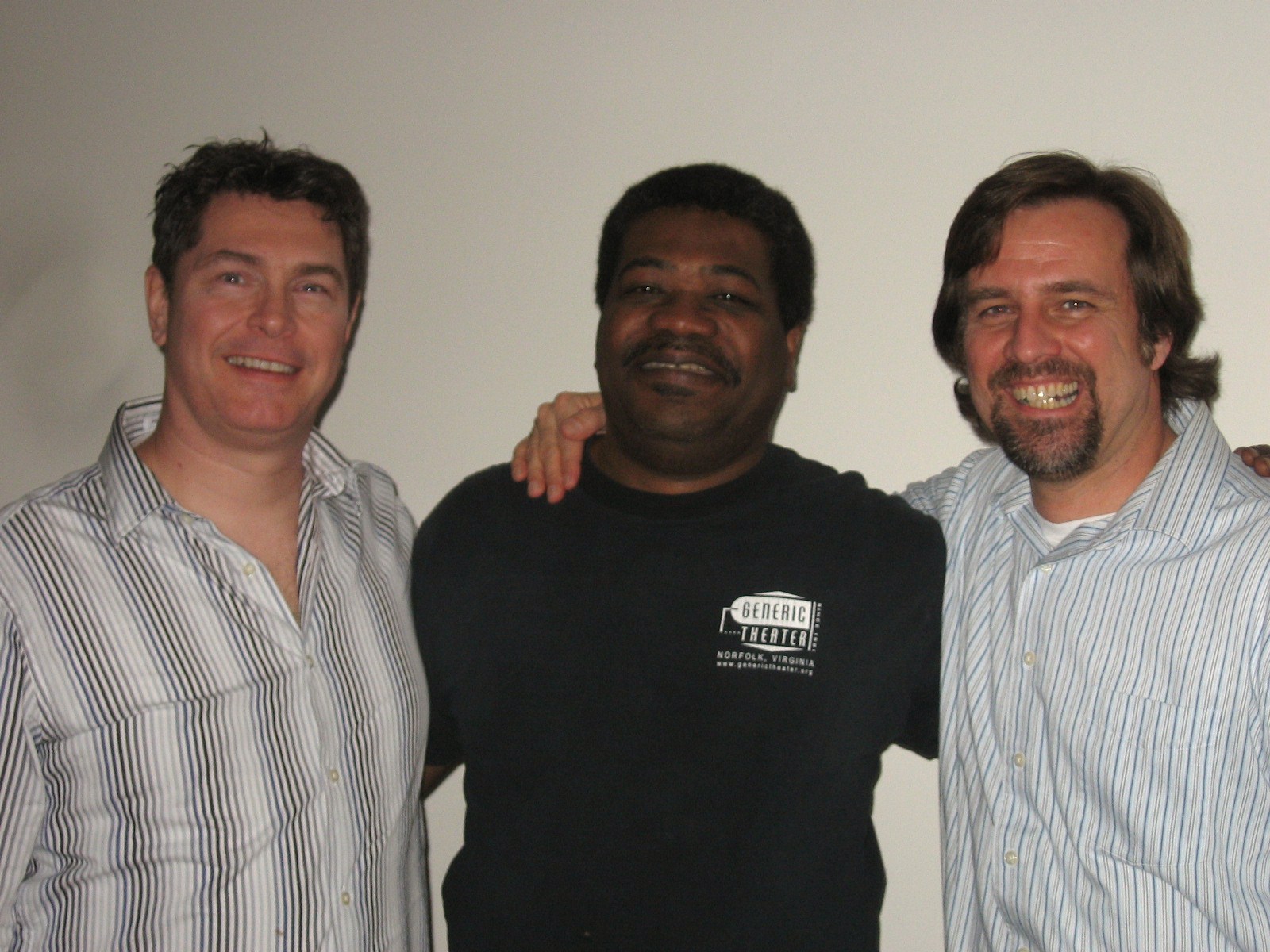 Terry Jernigan, Rodney Suiter, and Scott Rollins LINE IN THE SAND Virginia Stage Company 2009