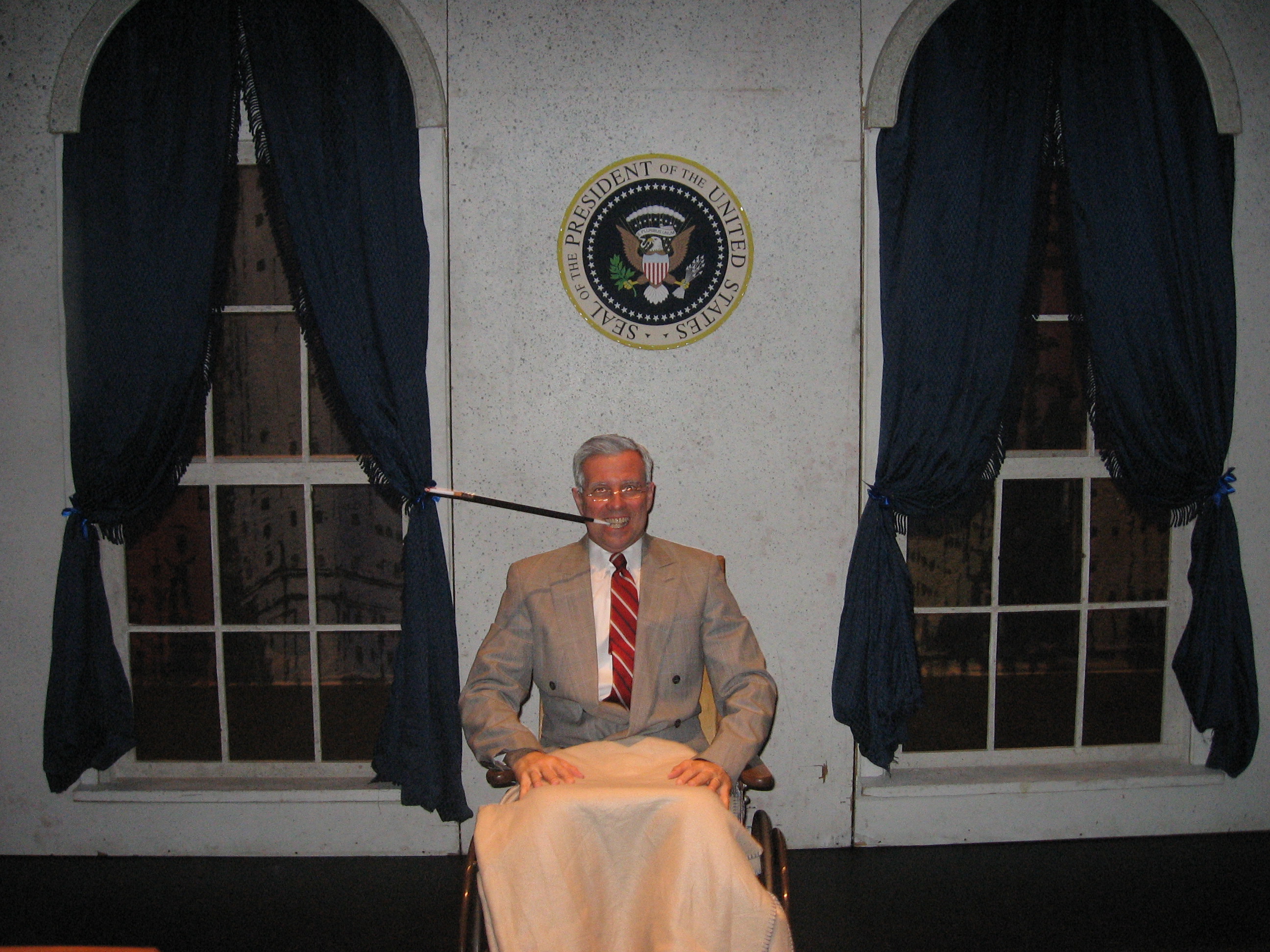 Scott Rollins as FDR Virginia Musical Theater April 2011