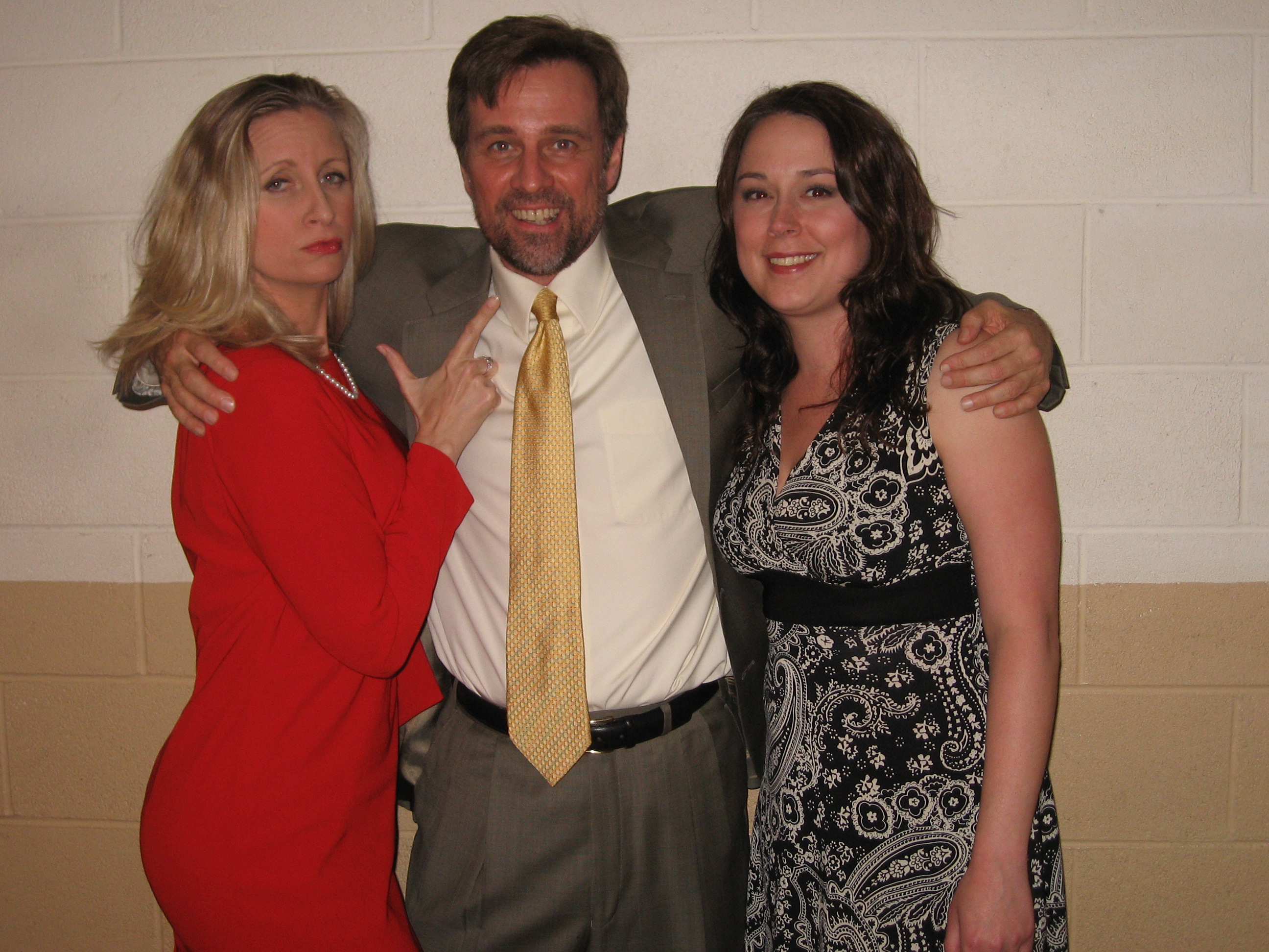 Pamela Hardy, Scott and Angela Umfleet on the set of the M2 Pictures/Investigation Discovery Channel series Happily Never After May 2013
