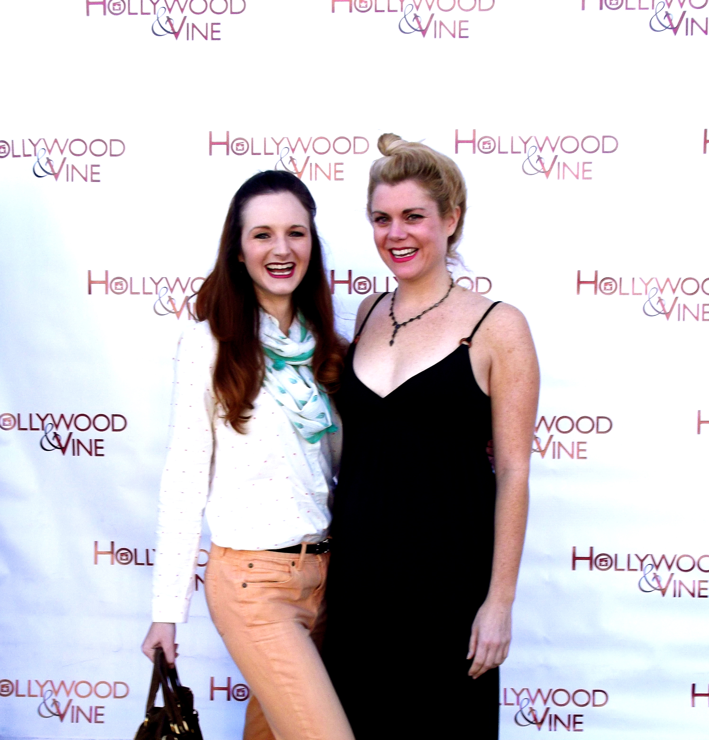 Hollis McLachlan and Christina Maria Davis on the Hollywood & Vine Film Festival red carpet event. 