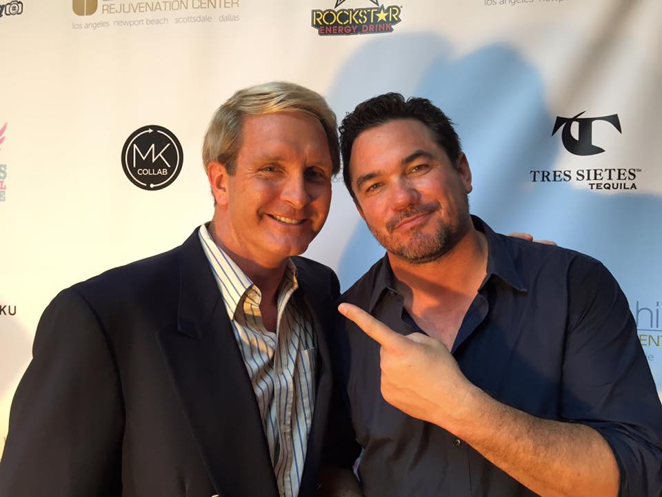 With Dean Cain