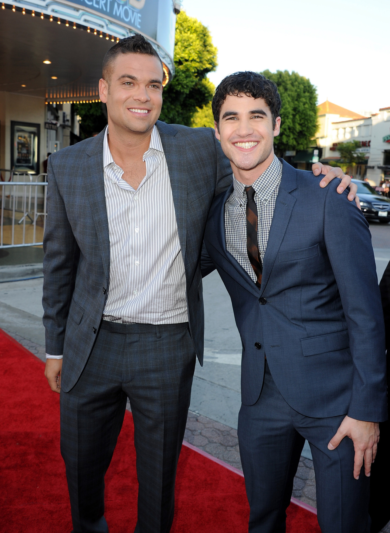 Mark Salling and Darren Criss at event of Glee: The 3D Concert Movie (2011)