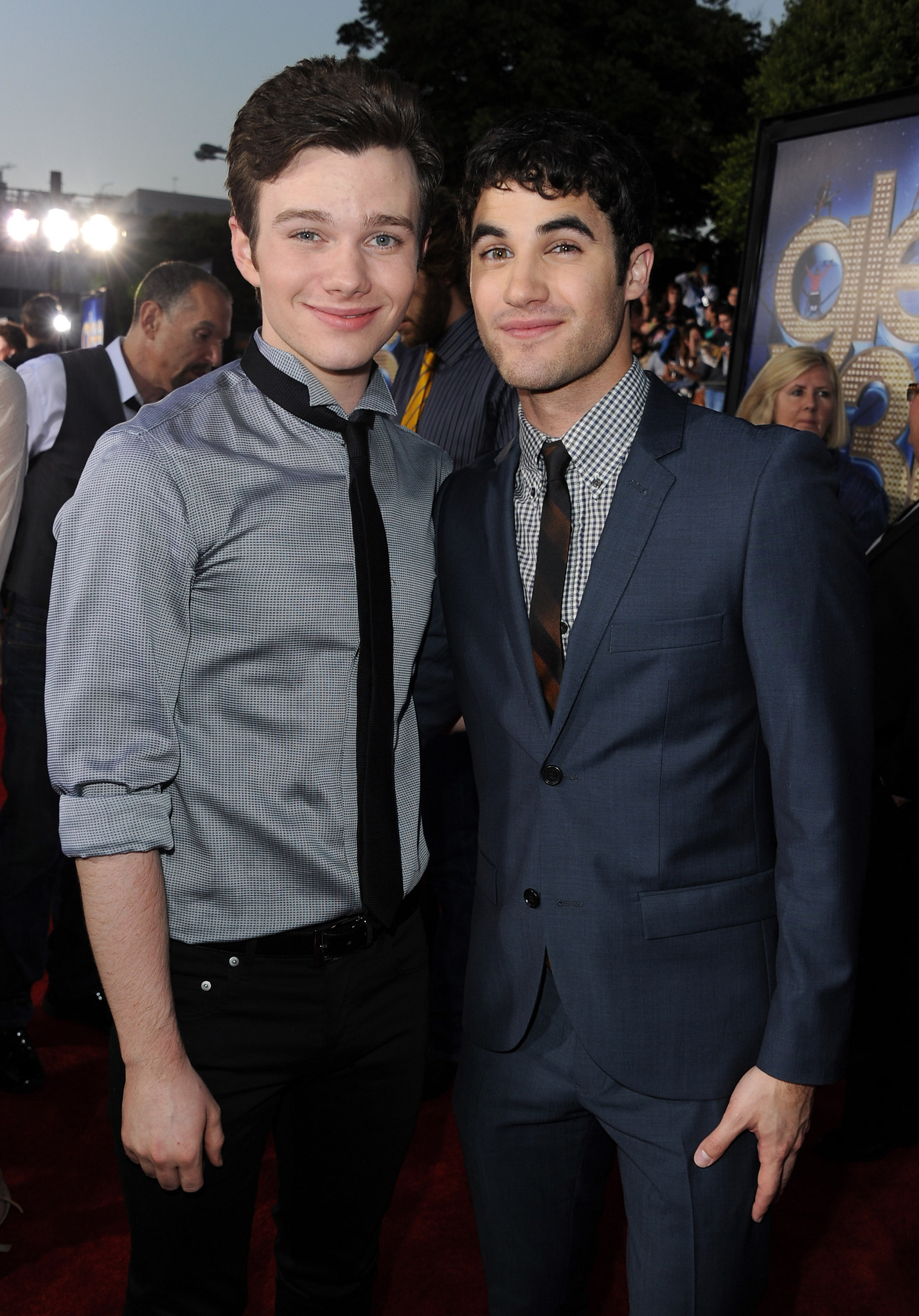 Darren Criss and Chris Colfer at event of Glee: The 3D Concert Movie (2011)