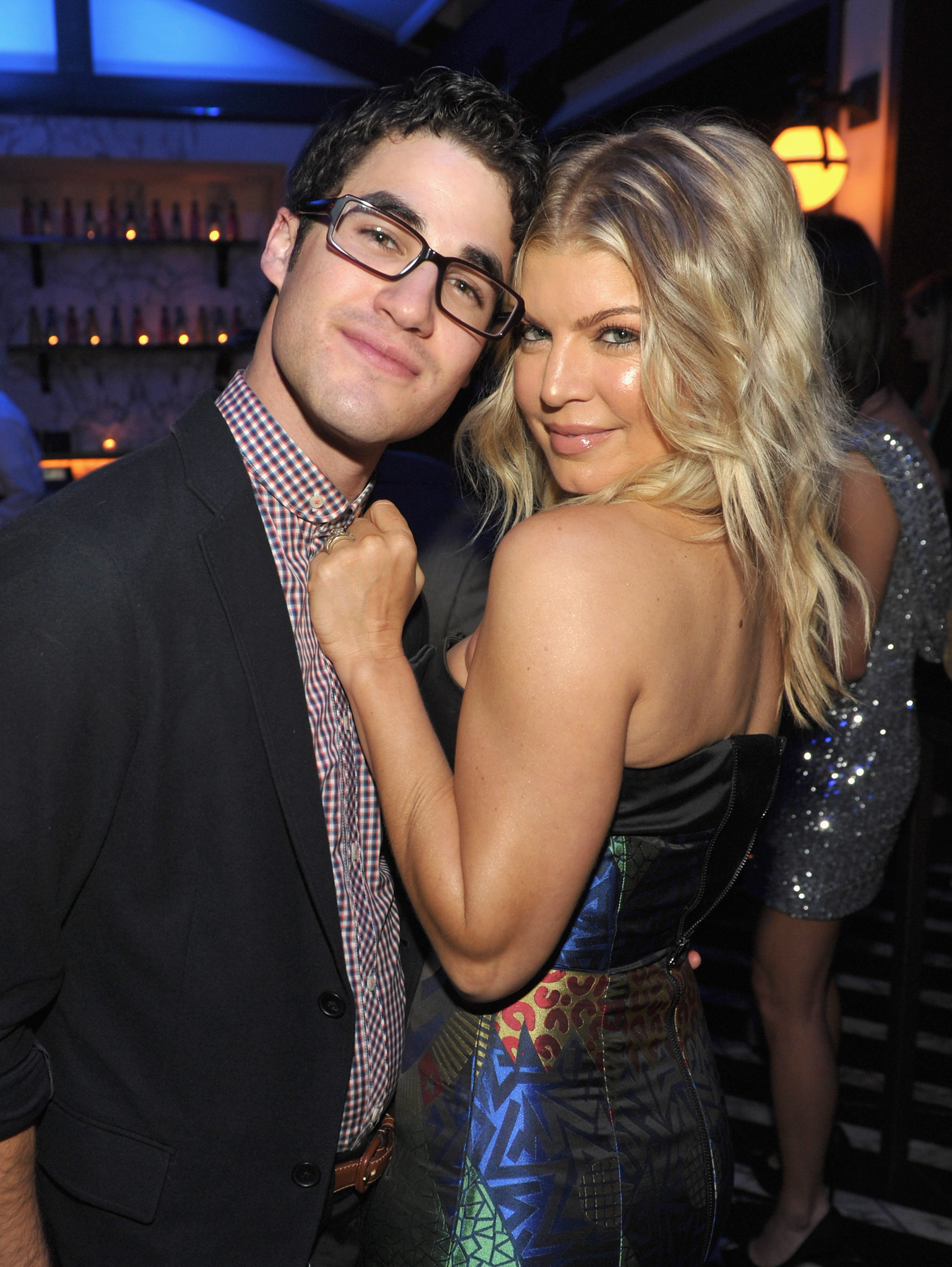 Fergie and Darren Criss