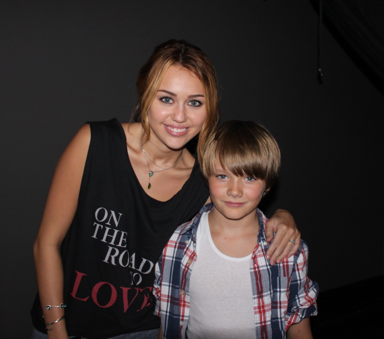 Dakota Goyo & Miley Cyrus July 2010.
