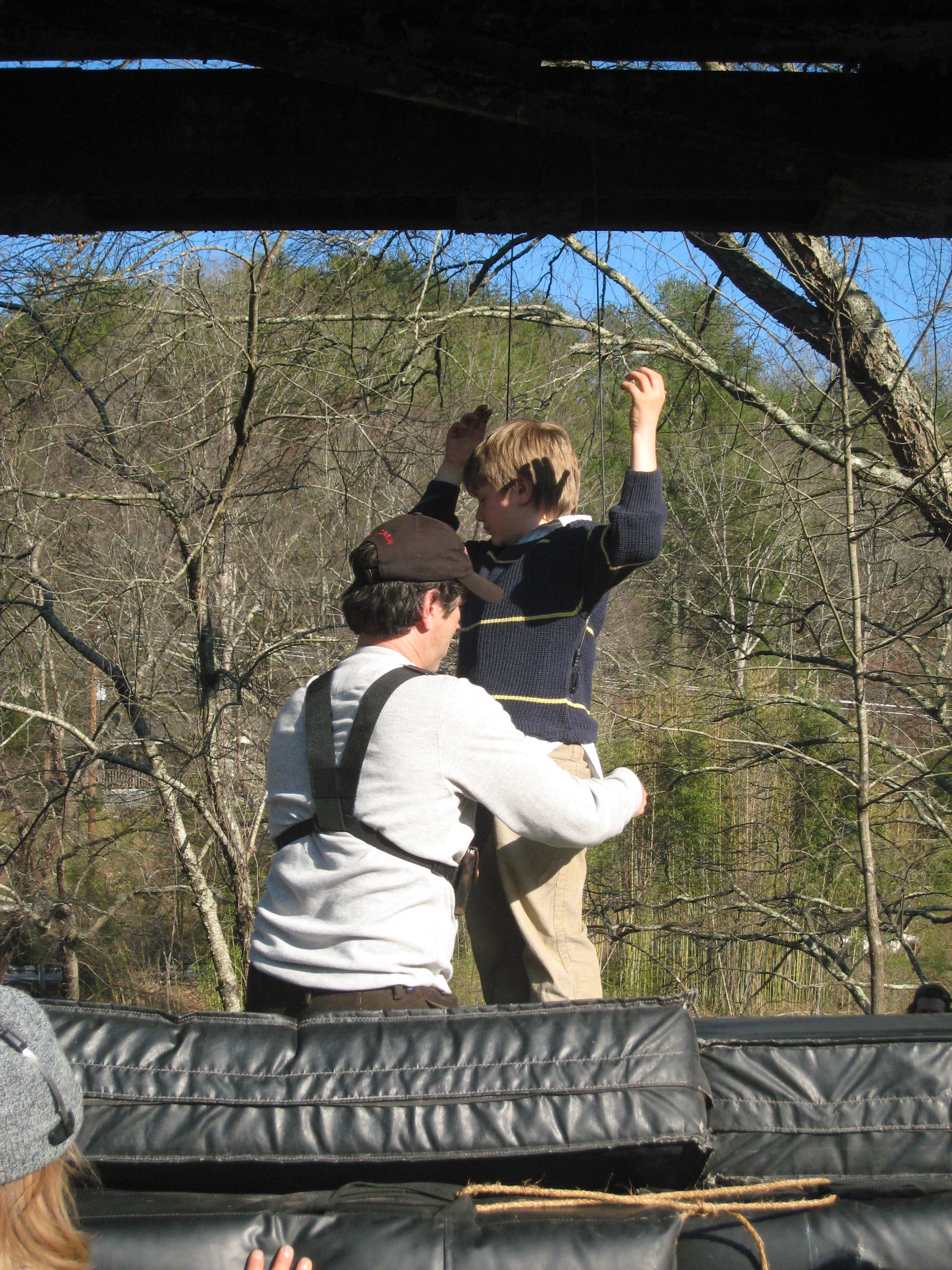 Dakota Goyo (AS CHARLIE) on the set of 'Solving Charlie'. (2009) Stunts.