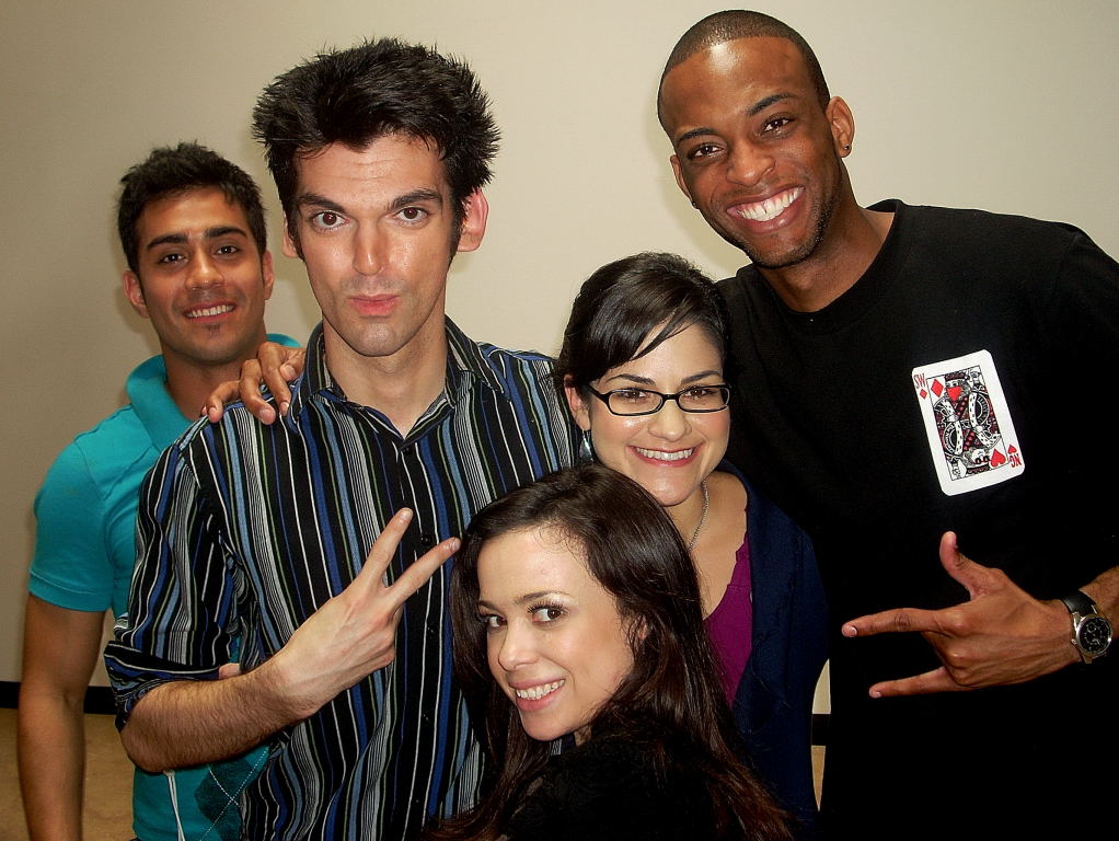 'The Audition'(2010) cast: Bardia Mattin, Evan King, Alanna Mitchem, Teri Medina Galvan with writer Sean Will.