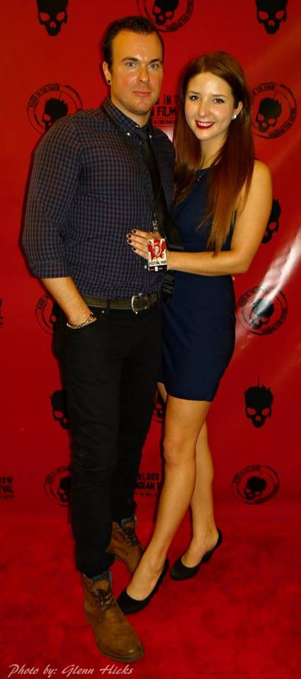 Ry Barrett with Jess Vano at North American Premiere for Kingdom Come @ Blood In The Snow, Toronto