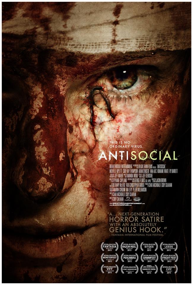 ANTISOCIAL theatrical release poster