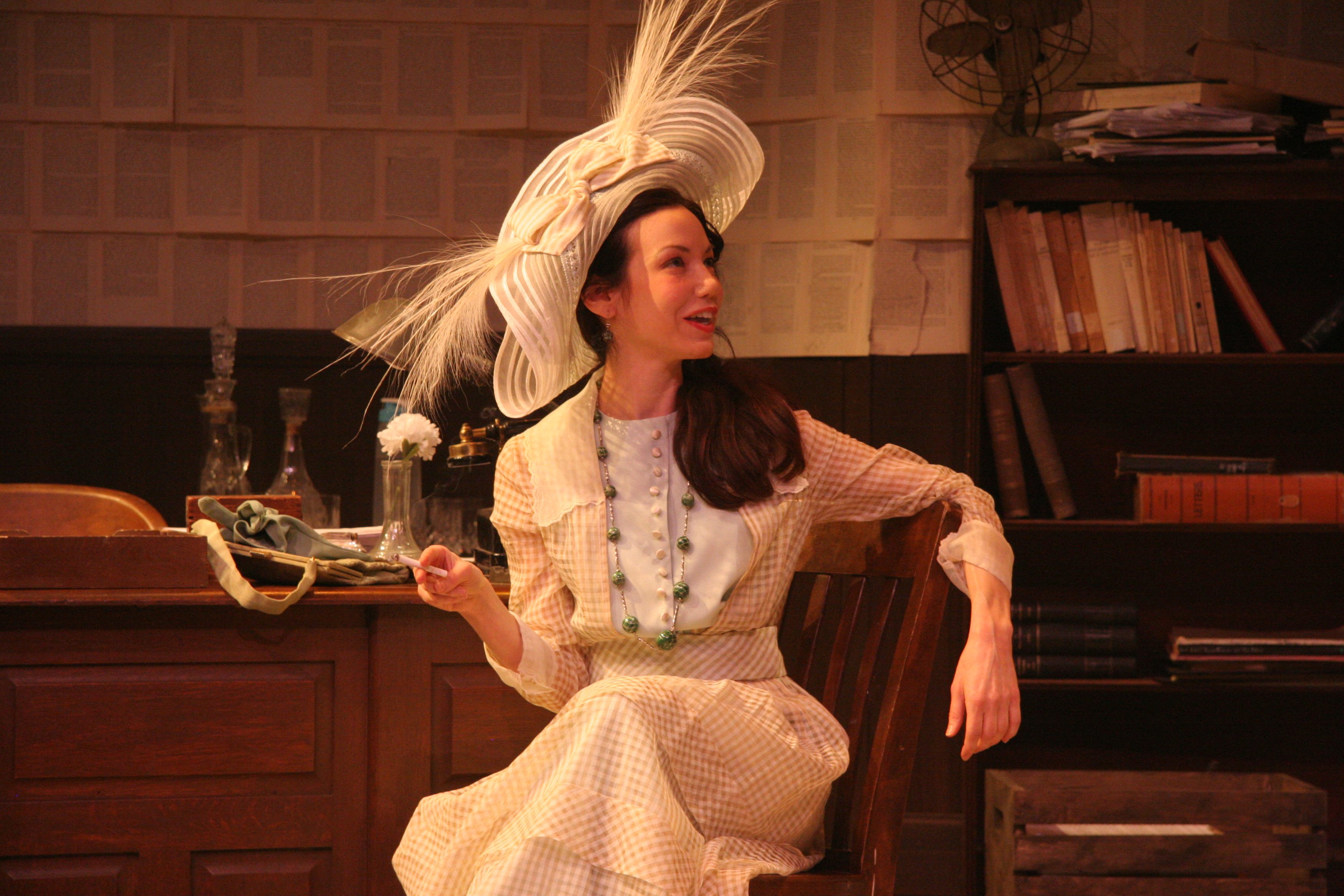 Lisa Valerie Morgan as Rosamund Plinth in The Violet Hour.