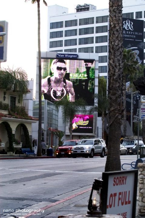 Billboard on Sunset Boulevard for 3rd Celebreality Show 