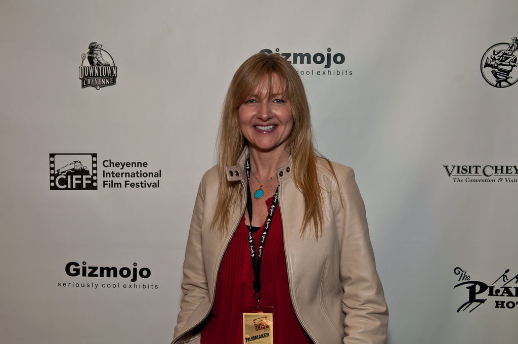 Director and producer, MaryLee Herrmann at the screening of The Necklace at Cheyenne International Film Festival 2011.