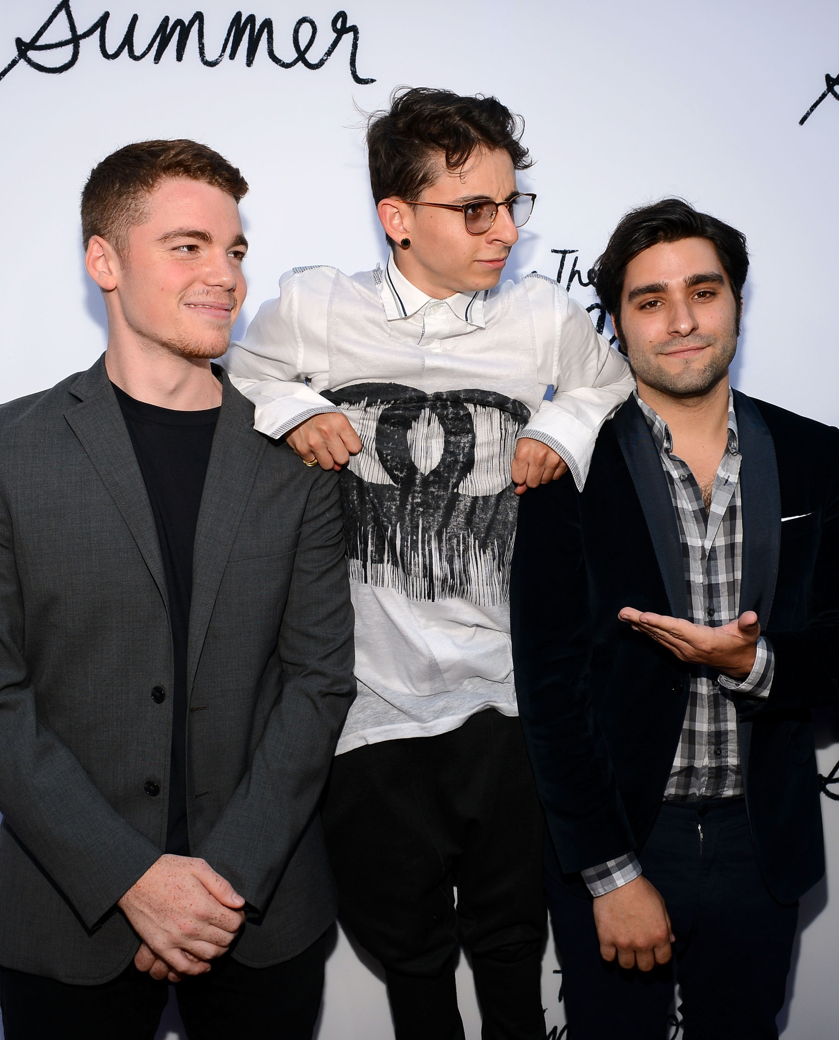 Moises Arias and Gabriel Basso at event of The Kings of Summer (2013)