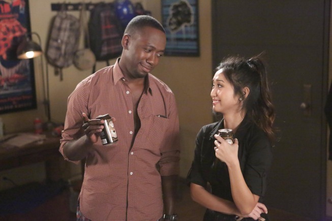 Still of Brenda Song and Lamorne Morris in New Girl (2011)