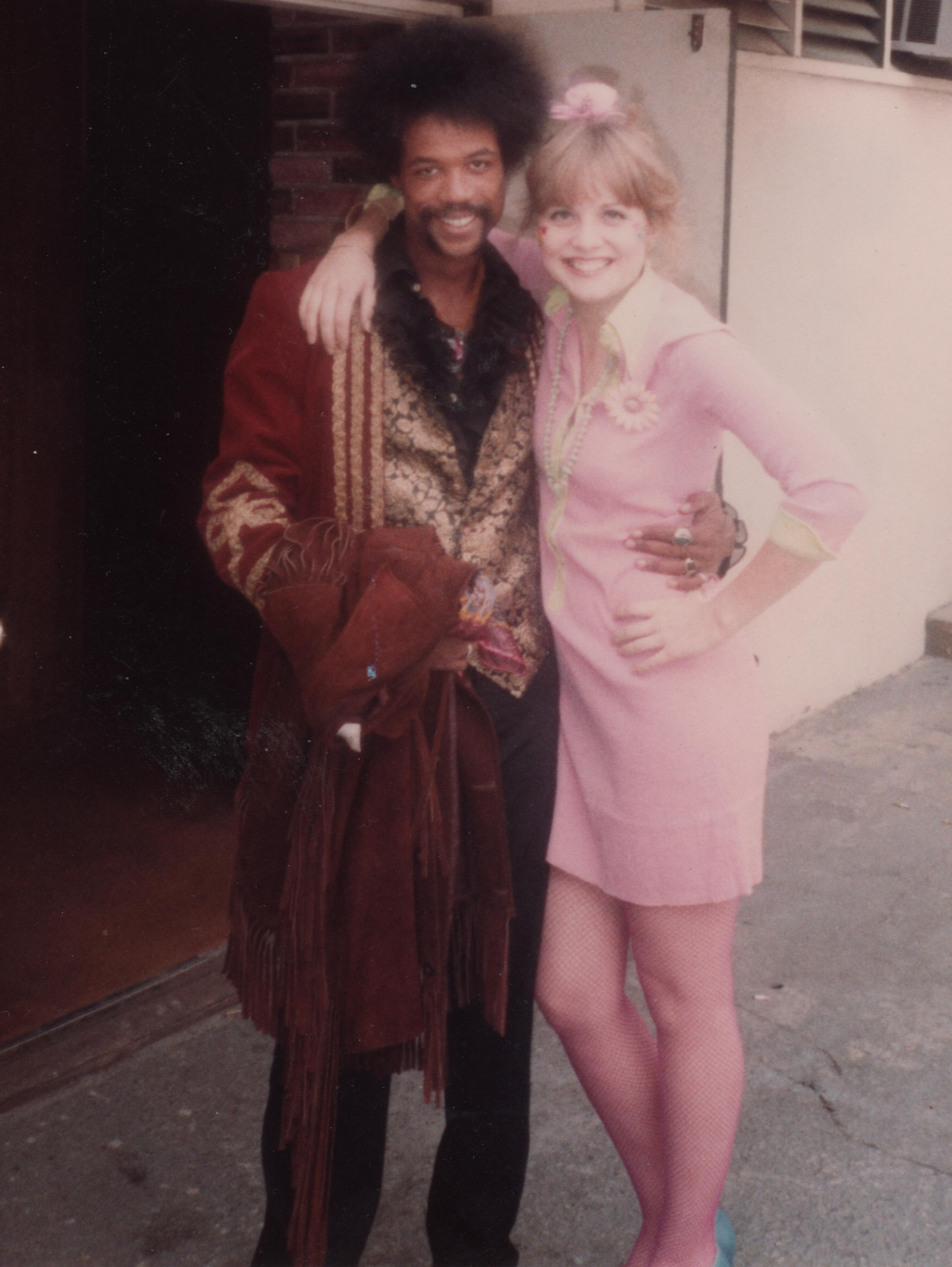 Gregory Allen Chatman and Diane on the set of Down On Us in Los Angeles, CA.