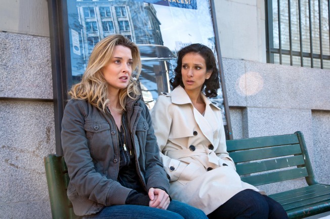Still of Indira Varma and Emily Baldoni in Human Target (2010)