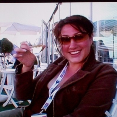 Tania Fisher at Cannes Film Festival 2003