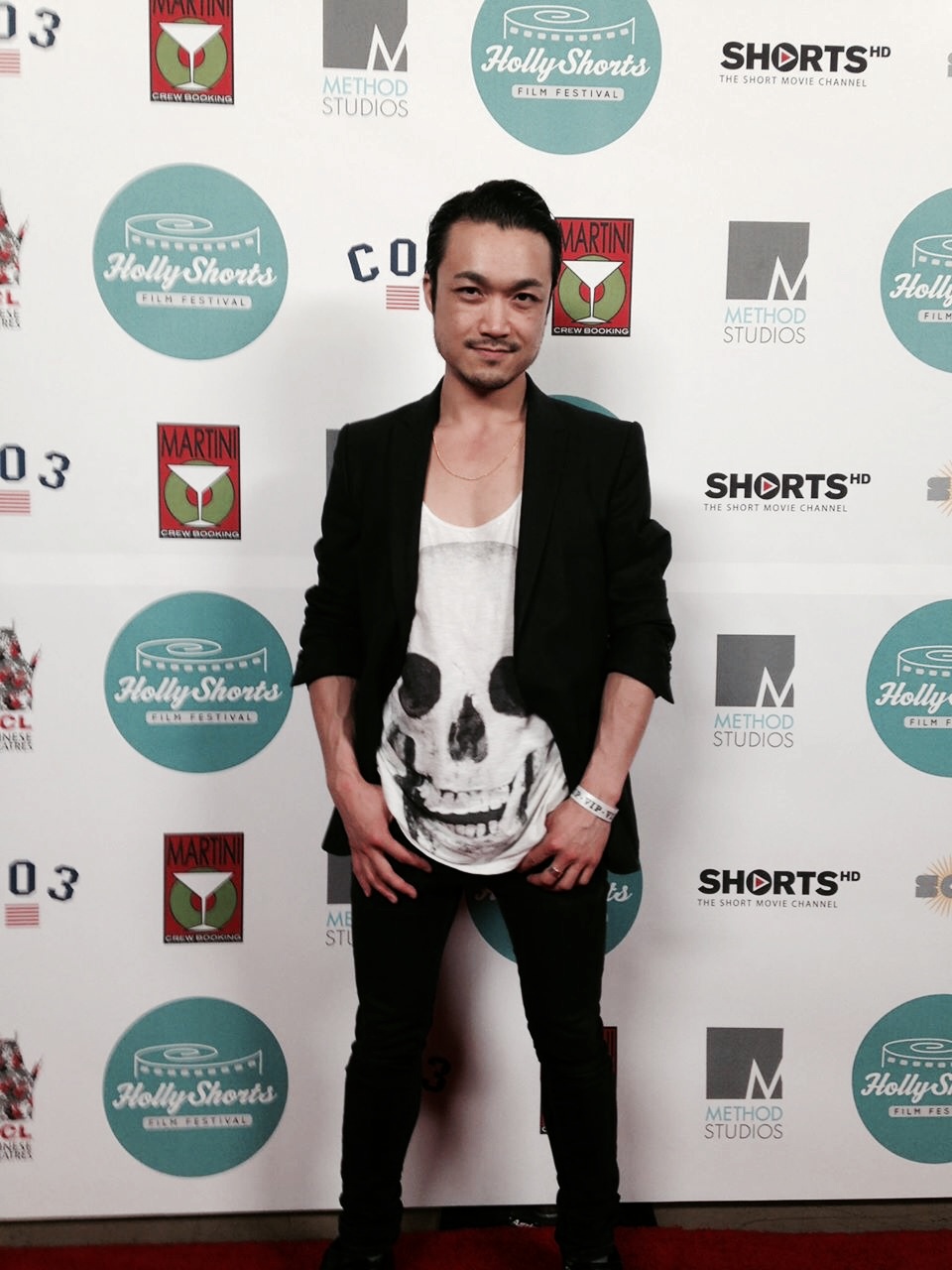 Norman Yeung at HollyShorts Film Festival Premiere, TCL Chinese Theatre, Hollywood, 2014.
