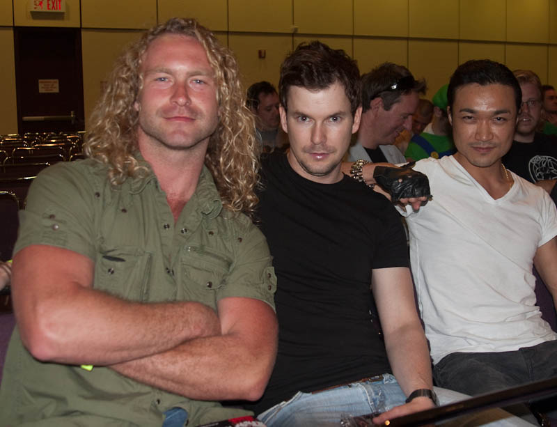 Dan Petronijevic, Steve Arbuckle, and Norman Yeung at FanExpo 2011