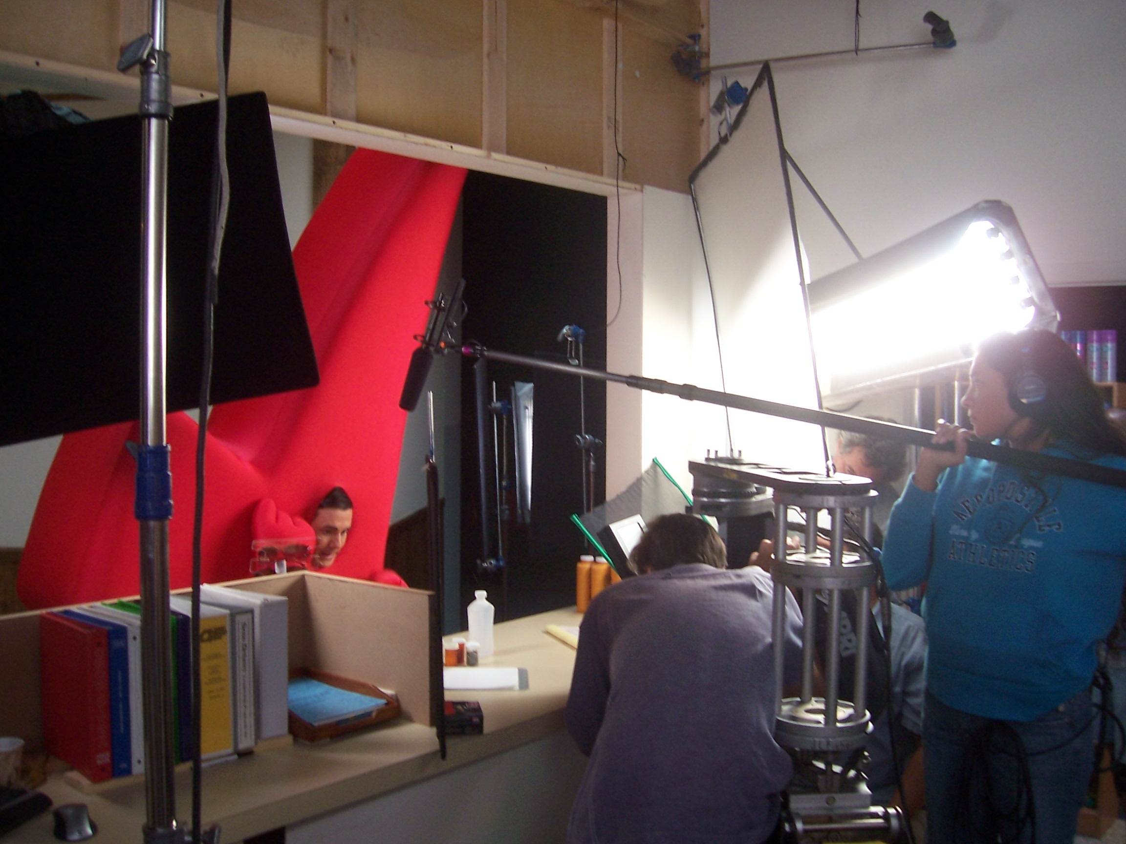 Fernando Fernandez Shooting a TV Commercial for Winn Dixie, Miami.