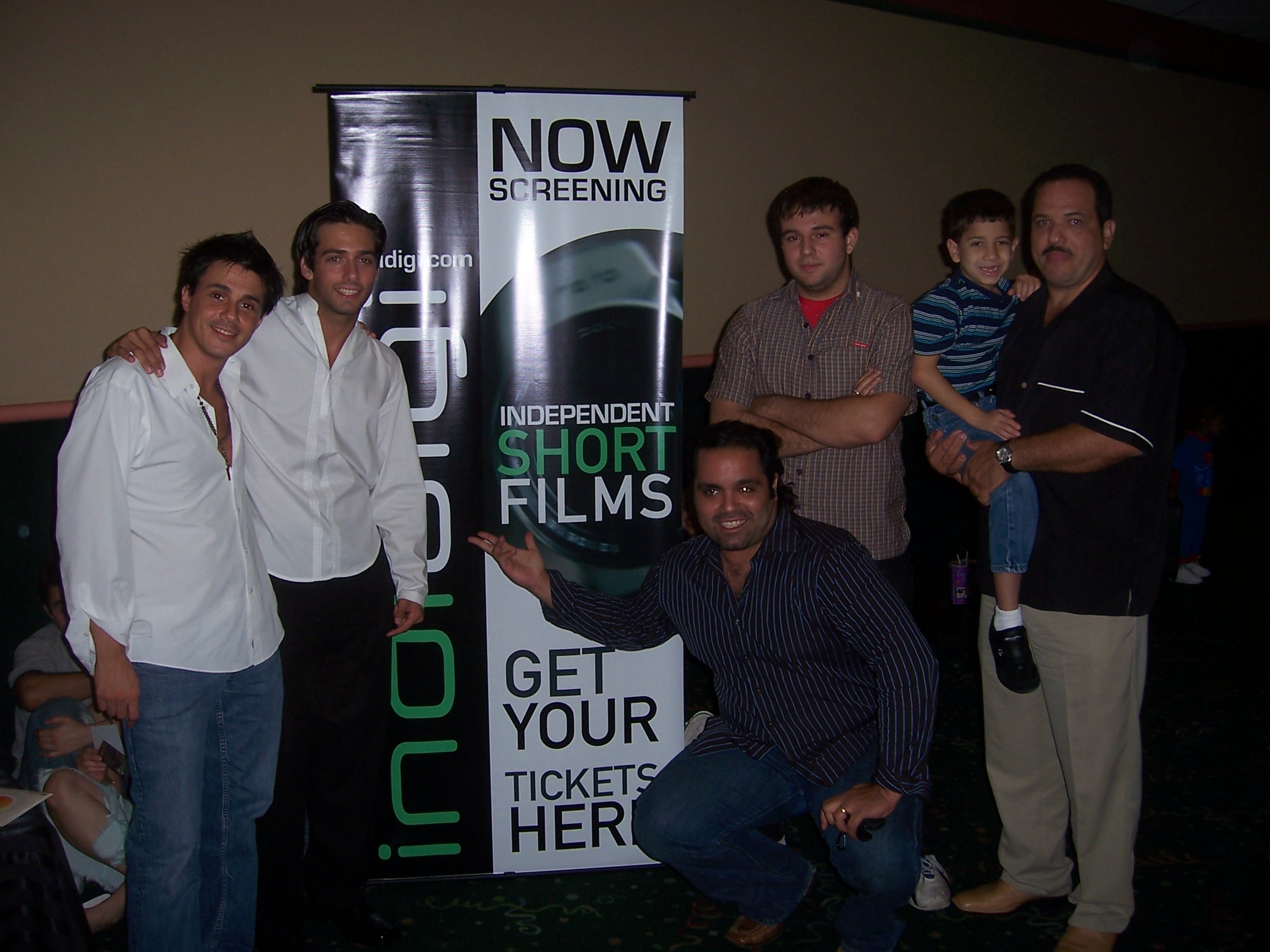 Fernando Fernandez and cast of 6:35 in Miami (Private Screening).