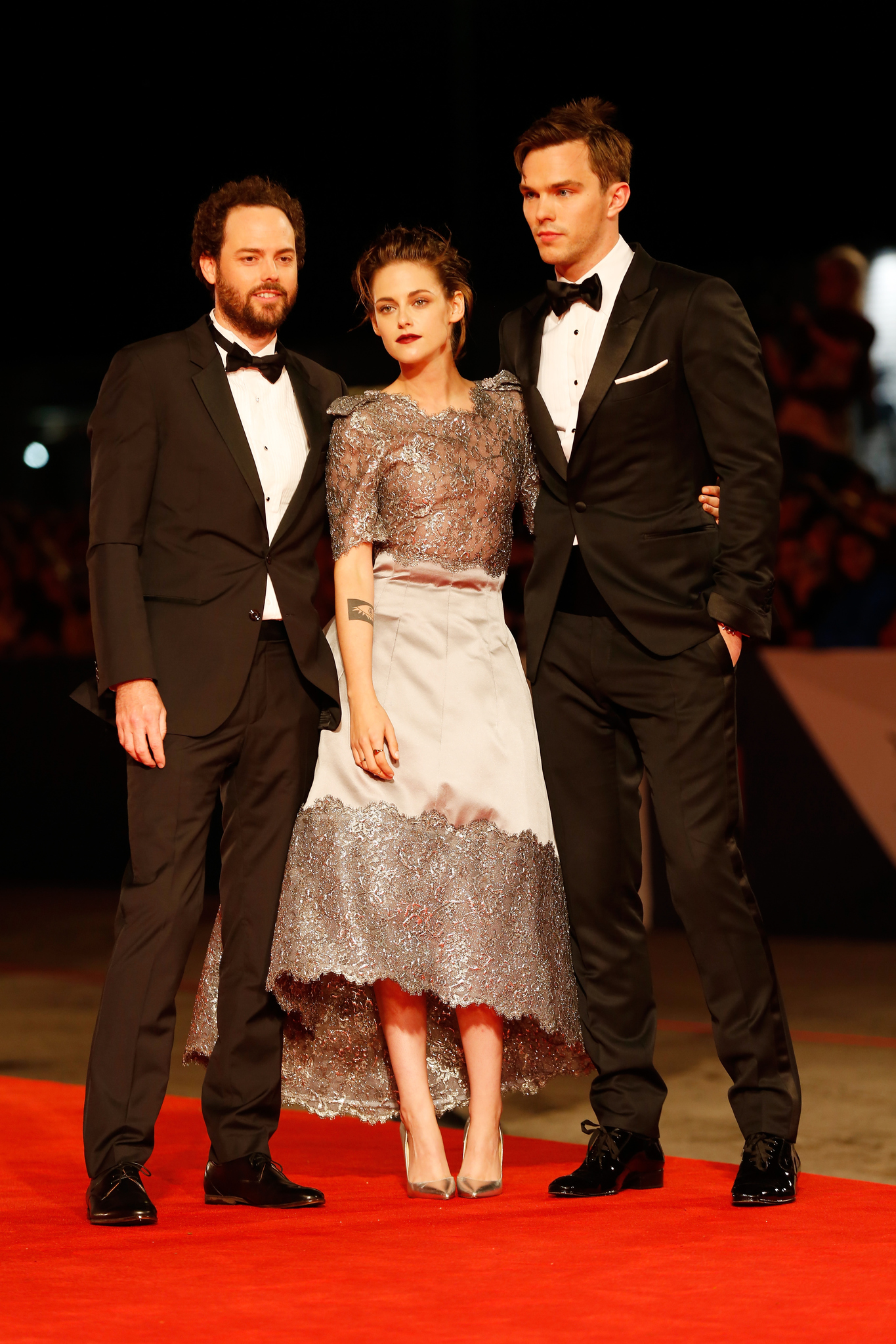 Nicholas Hoult, Kristen Stewart and Drake Doremus at event of Equals (2015)