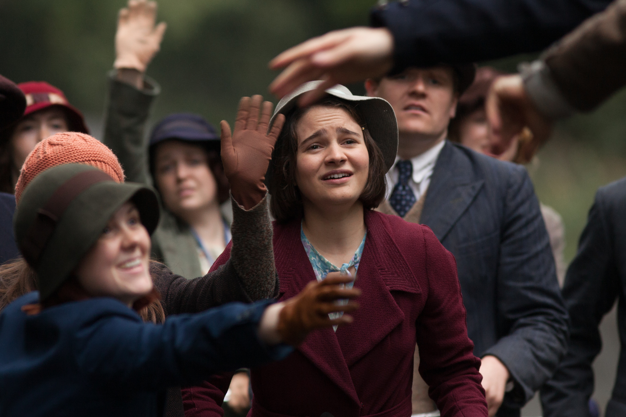 Still of Paul Laverty, Ken Loach and Rebecca O'Brien in Jimmy's Hall (2014)