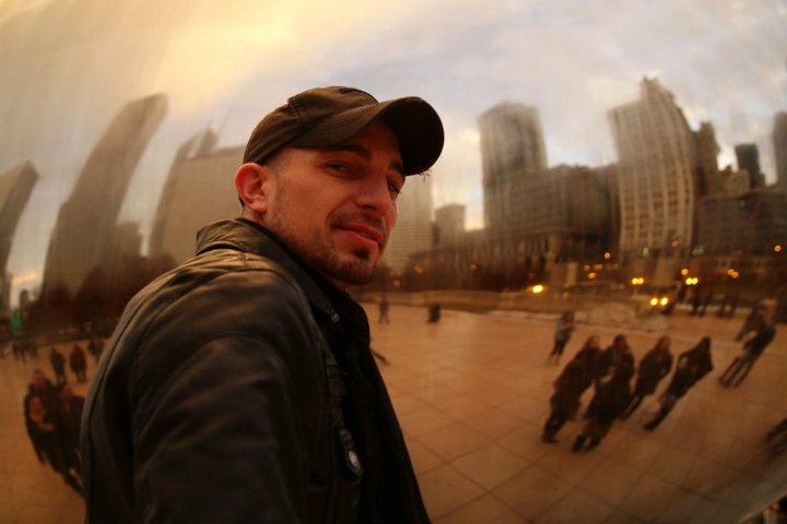 Writer/Director Danny Buday on location in Chicago, IL