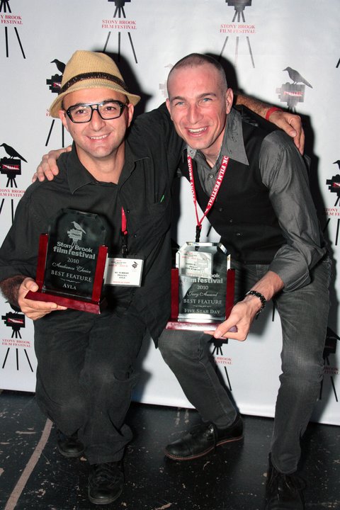 Su Turhan and Danny Buday and the Stony Brook Film Festival Award Ceremony