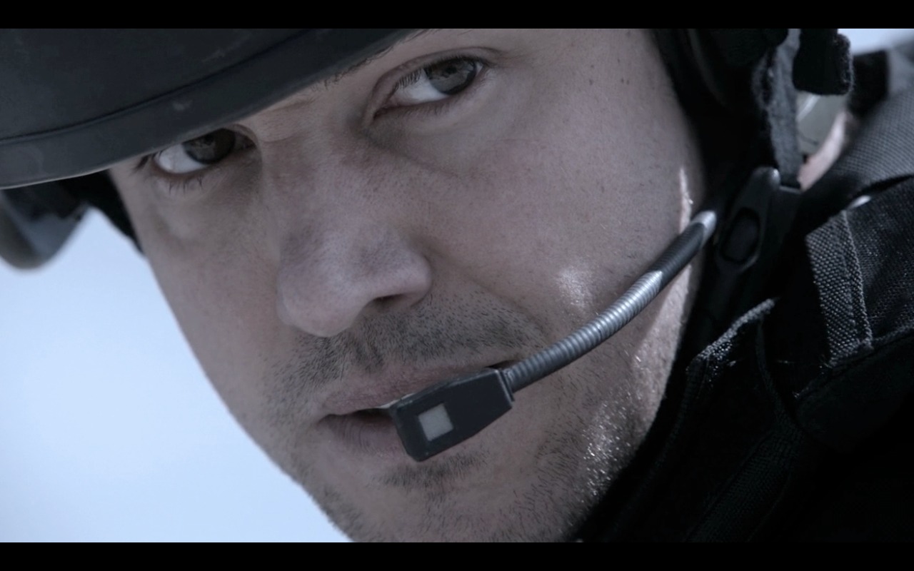 Screenshot from 24:Live Another Day. MI5 Task Force leader.