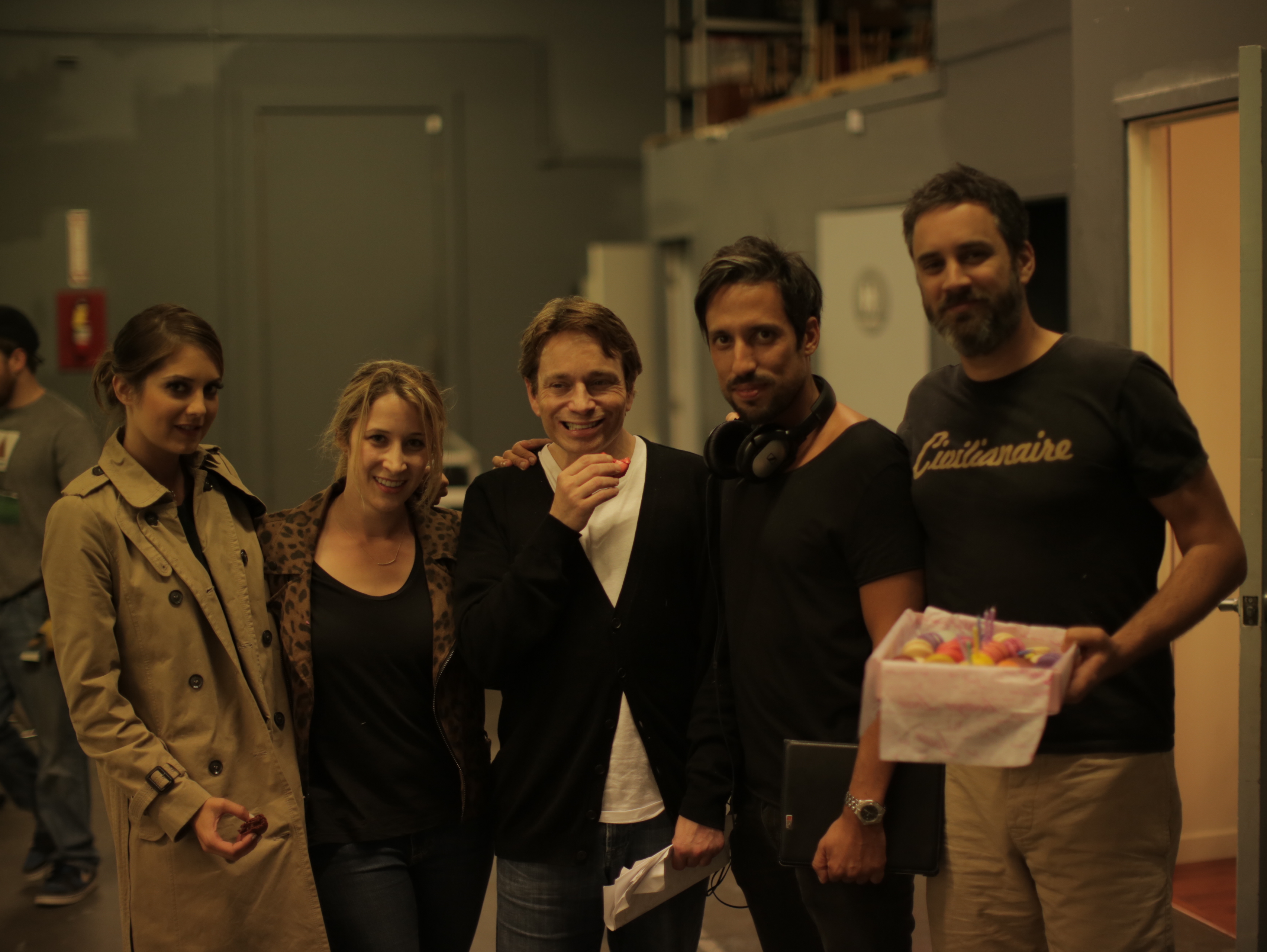 Justine Wachsberger, Marielle Noble, Chris Kattan, Michaël Nakache, Guillaume Raffi on 