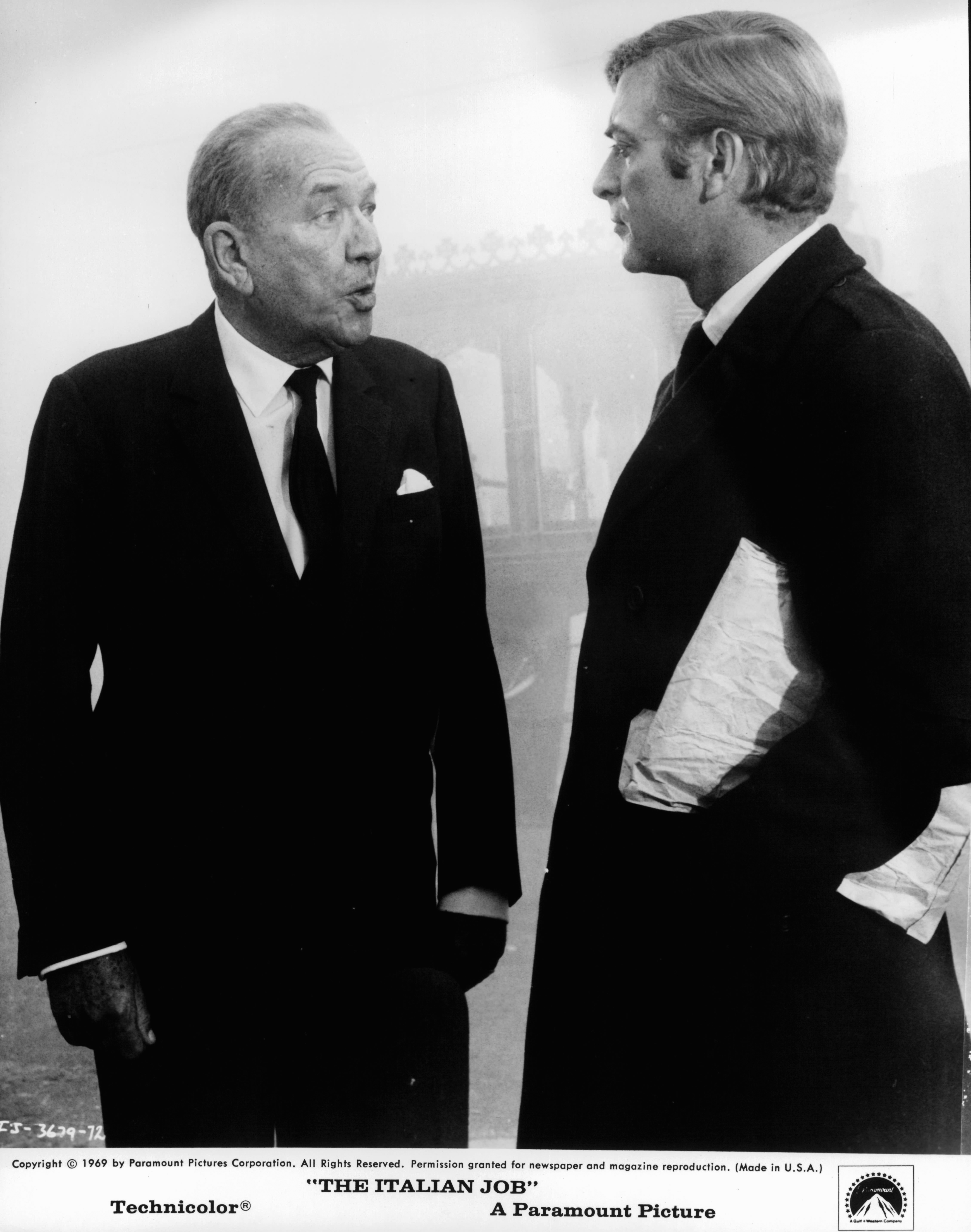 Still of Michael Caine and Noel Coward in The Italian Job (1969)