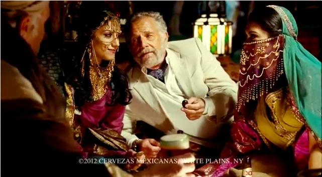 Tehmina Sunny with Johnathan Goldsmith AKA The Most Interesting Man in the World