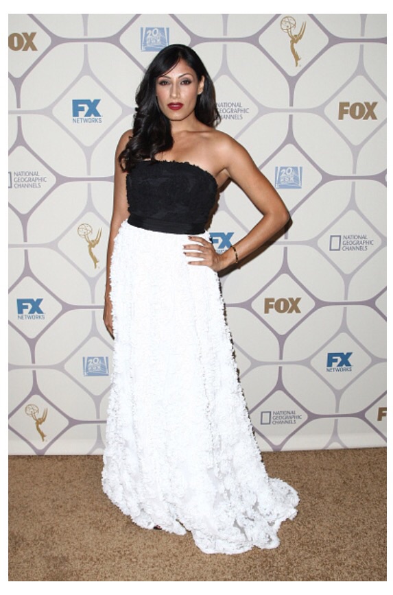 Actress Tehmina Sunny attends the 67th Primetime Emmy Awards Fox after party on September 20, 2015 in Los Angeles, California.