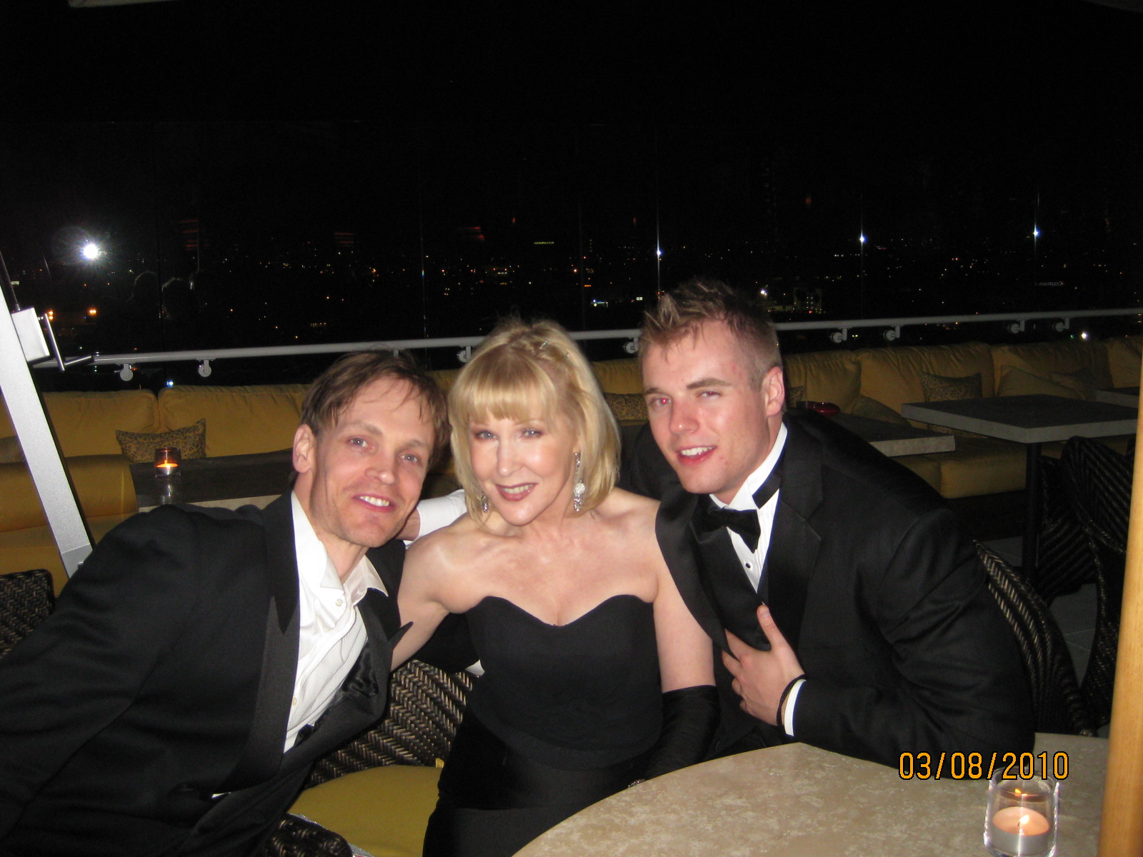 After Oscar Party @ 'W' with filmmakers, Karl Nickoley and Michael Whitton, 2010