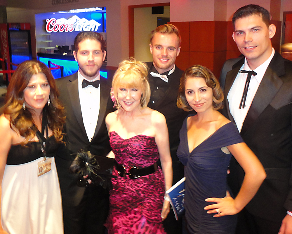 Nokia Theatre, The Emmy Awards, with Producer, Ewan Bourne, Producer/Director, Karl Nickoley, Director Jon Mayfield, Producer Camillia Monet, and Producer/Director Cheyann Reagan, Sept. 23, 2012.